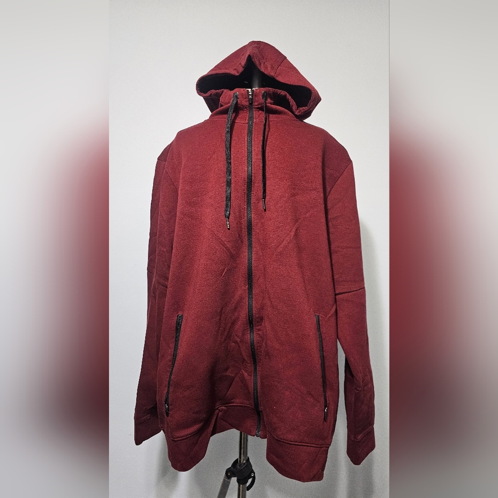Members Mark Men's Burgundy Hoodie Sweater